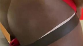 big muscle butt show off & ass toying solo session