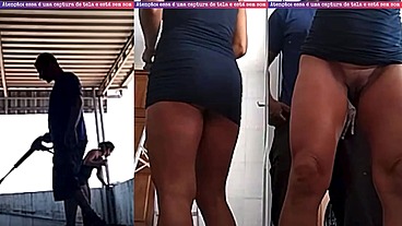 Hotwife exibicionista deu mole pro pedreiro