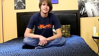 BoyObsession.com - 20yo twink's nice cock wanking till cum explosion