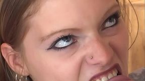 Today her dream gets partially fulfilled because we only slammed her with two men!