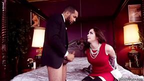 ”big black cock butler fucking stepmum & teen”