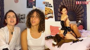 Domina Flora gets licked by K�tzchen July