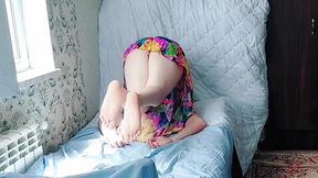 Hot Sissy Dancing Sensually While Teasing With Seductive Glances