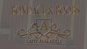 SESSION PART 2 BONDAGE & Boobs Total lenghts 4:23 minutes  Bdsm Slave Bondage Natural Tits Titten Busen Brüste Lick Boobs Nipple Suck  Lady Amrapali  Herrin Mistress Domina Femdom