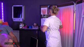 psycho ward nurse sloan harper dominates patient - amateur boxxx
