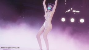 Mmd Lisa - Futw Akali Sexy Naked Dance League of Legends Hentai Uncensored 4K 60fps