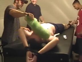 Tied and Tickled by Guys in Rotation