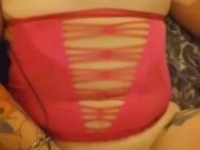 Hotwife Sunshyne. Pawg in Pink fucked anal by Tatted Texas sized BWC