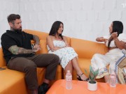 Brandy Ate Sushi off the Biggest Cock She's Ever Seen!