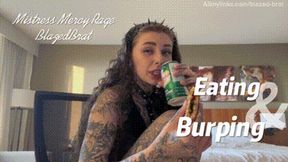 Eating And Burping
