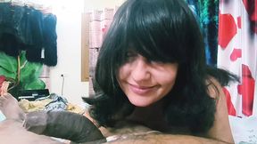 Super hot blowjob with a cum Loving hot chick