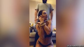 Latina Tied up and Gagged, but She Loves It!