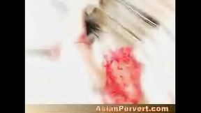 Jasamine riding a big white cock