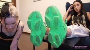 JULIA - Smell and lick my nasty feet, whore! (4K)
