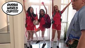 Interracial Crazy Orgy for Hot Russia's World Cup Fans