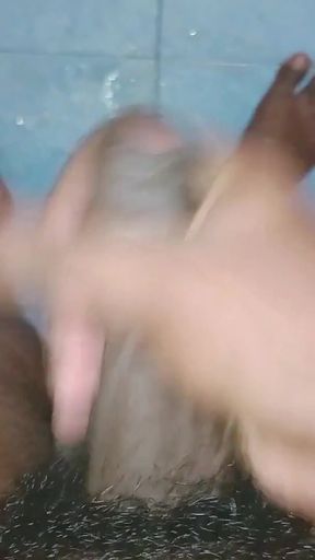 Tamil Stud Milks His Thick Cock - Insane Load in 4K!   Clip 1