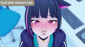 Blue Archive's hottest babe, Kyouyama Kazusa's lustful night in.