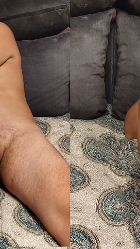 the neighbor watches us engage in mutual masturbation. she decided to jerk herself off with us.   Clip 1