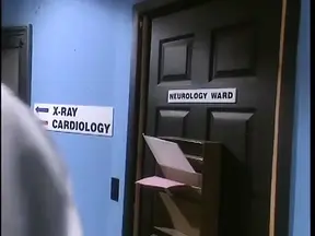 Nurse fuck and sucks cock of lucky guy after showing off her big boobs and