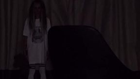 ???? Halloween: Horror girl Candie Cross sucks the life out of me ????