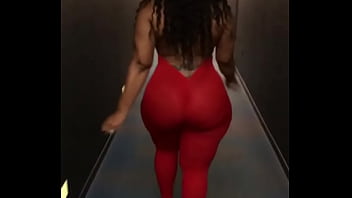 Cherokee D Ass Walking In See Thru Red Leggings