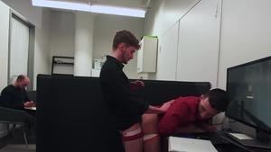 males In Public 42: Front Office - American bang