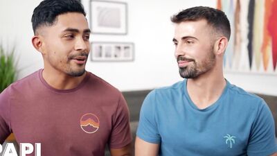 Exotic stud bends his boyfriend over and rails him hardcore