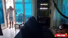 fui na casa das minhas primas ensinar um trabalho de faculdade, e elas me atacaram, e eu comi o cu e buceta das safadas, luana aguiar e paty bumbum