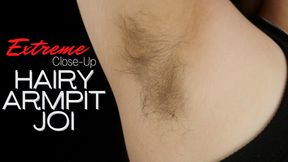 Extreme Close Up Hairy Armpit JOI - HD