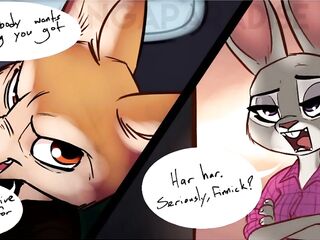 Zootopia Finnick and Judy Hopps