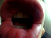 Make out POV ( kissing and licking camera )