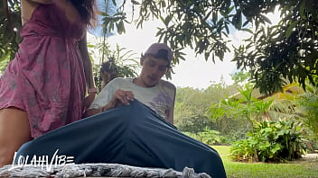 Testando a mangueira do novo jardineiro!