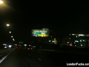 Behind the scenes and a shower with London Keyes