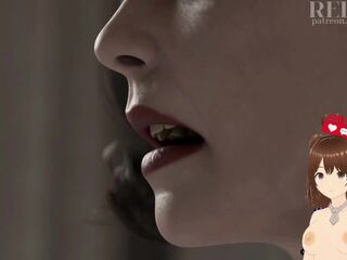 Cumming inside Lady Dimitrescu from Resident Cruel 8 - Jazziuu