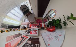 POV Im Folding Laundry and Watching You Watch Me Gets so Horny I Grab My Vibrator