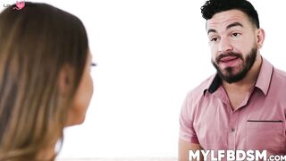 Super sexy Latina Havana Bleu offers to service Peter Greens huge dick until he cums
