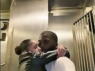 Screwing black chick at work