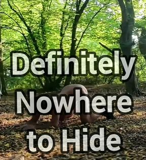 Ass up in Public Woodland