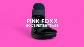 Pink Foxx Boot Fetish Tease