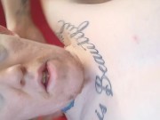 Sitting On Your Face, Hairy Trans Man, Masturbation, Face Sitting