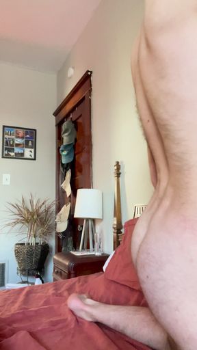 Horny in Bed I Cum All Over My Underwear