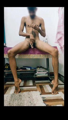 Nude in Bed Room Cum