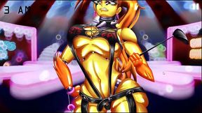 five nights at the striptease club [ hentai game pornplay ] ep.1 dangerous animatronics blowjob !