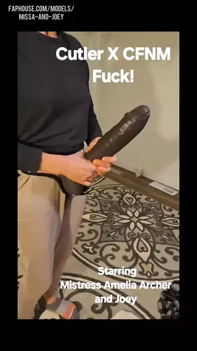 Miss A Uses her Mr Hankeys Cutler X for a CFNM fuck