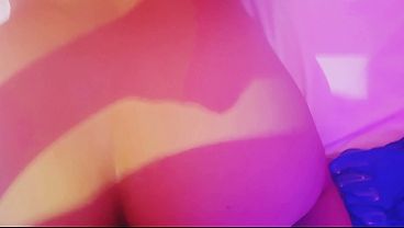 Amateur Mexican neighbor shows off her juicy ASS while giving a sloppy blowjob