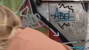 Public Agent - cheating blonde takes the money then takes my cock