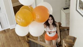 Hooters Girl Helium Balloon Delivery Pops