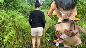 Pinay teenie goes wild with GF in Gubat, even on rainy days