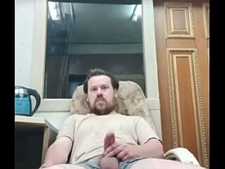 This homo dude likes to film masturbation of his ramrod on his smartphone!