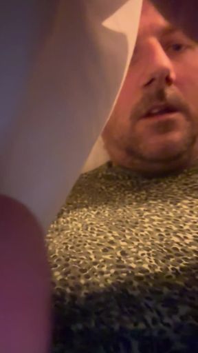 Horny Man in Bathroom